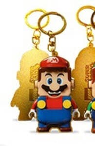 Mario Key Chain (Gold)