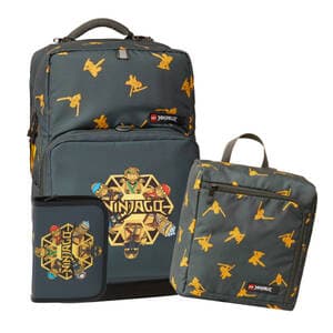 Ninjago Golden Team Backpack with Gym Bag and Pencil Case