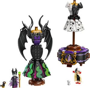 Maleficent's and Cruella de Vil's Dresses