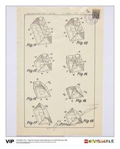 Spanish Patent LEGO Elements 1958