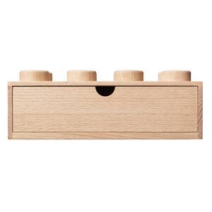 Wooden Desk Drawer 2 x 4 (Light Oak)