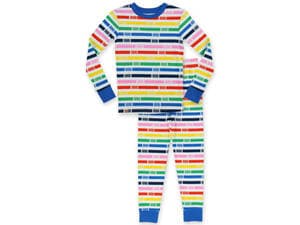 Multicolored T-Shirt and Pants 2-Piece Set