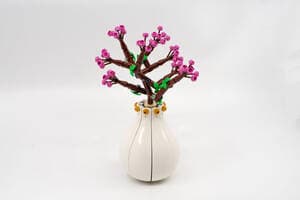 Peach Flower Vase