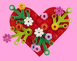 Heart Floral Display