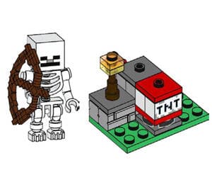 TNT Launcher and Skeleton